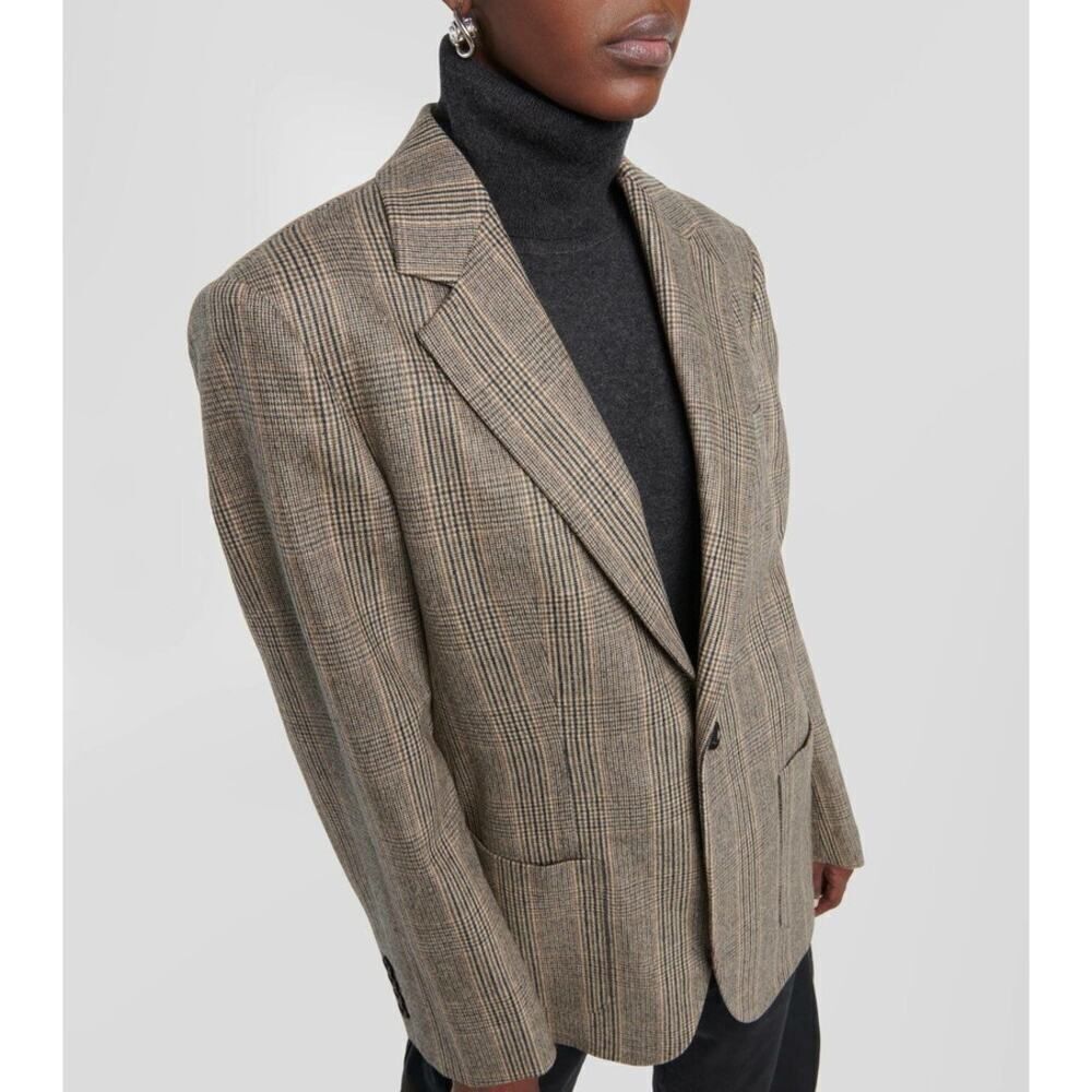 Nili lotan gael boyfriend wool cashmere jacket fatigue US2 - Picture 3 of 10